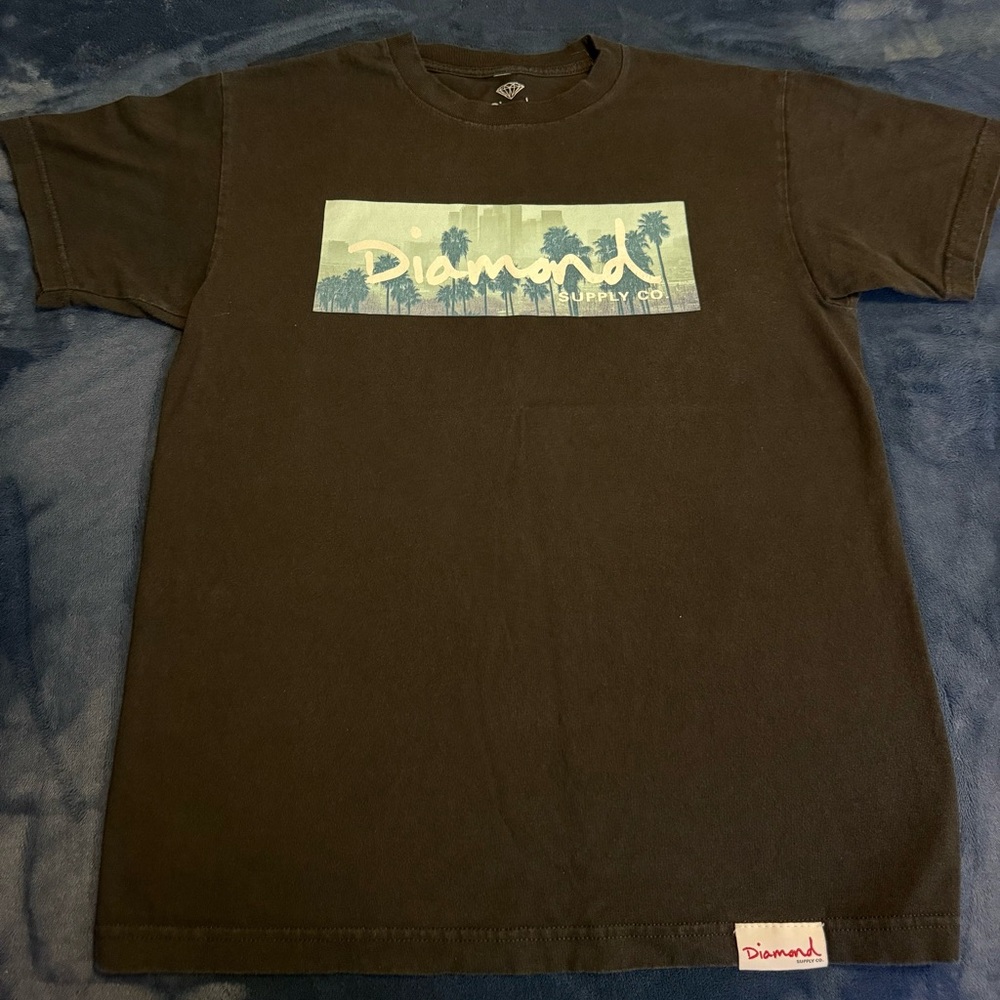Diamond Supply Co. Black Tee with Graphic Print